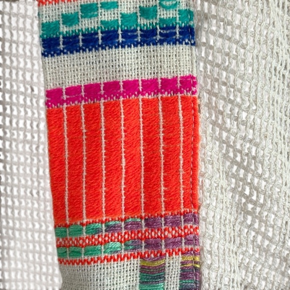 Free People Bonita Trim Crochet Kimono Embroidered - Picture 5 of 12